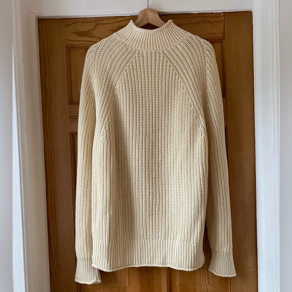 J. Crew Womens Cotton Rollneck Sweater